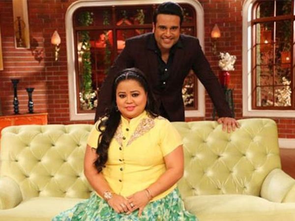 Krushna Abhishek with Bharti Singh