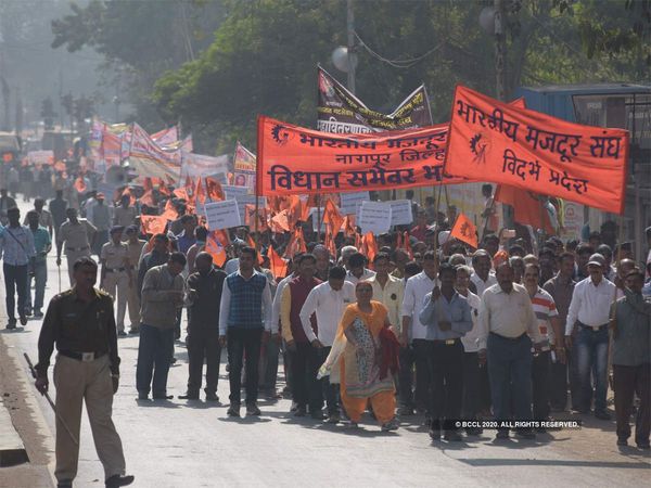 RSS-linked trade union BMS to hold nationwide protest against labor laws on 28 October 