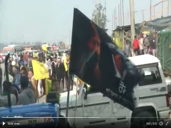 Chakka Jam: क्या किसानों का आंदोलन हो चुका है हाईजैक, चक्का जाम में भिंडरावाले का पोस्टर