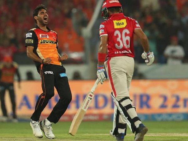 sunrisers hyderabad vs kings XI punjab