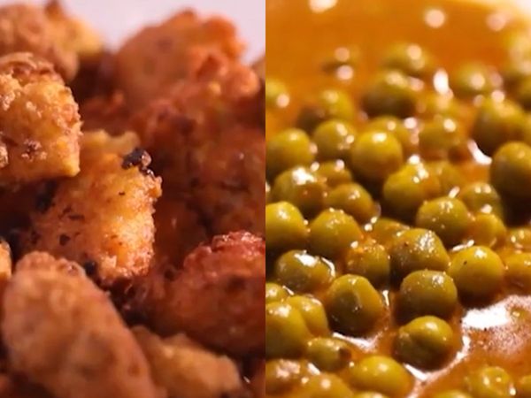 bihari style kachri and ghugni recipe in hindi, how to make bihari style kachri and ghugni at home