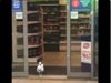bird robs chips packet in supermarket watch funny video share on social media