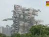 First video of Supertech Twin Towers demolition video in Noida Watch
