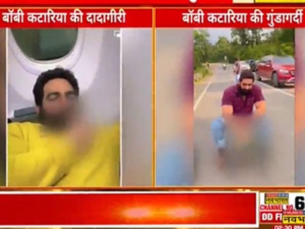 video of Bobby Kataria smokes in flight, Jyotiraditya Scindia promises action