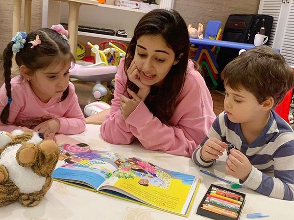 Ananya Panday spends time With Karan Johar Twins Yash & Roohi Johar