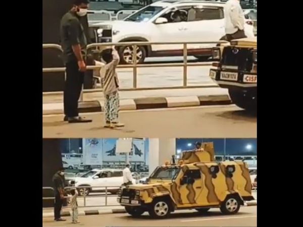 Little Boy Salute a Soldier on airport Heart Touching Video Goes Viral