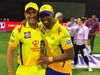 ms dhoni and dwayne bravo