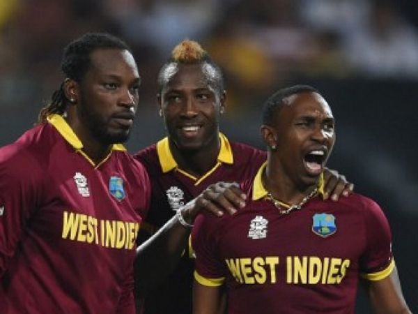 dwayne bravo, chris gayle and andre russell