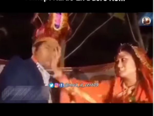 Funny Video Bride Groom Fight Video goes viral on social media 