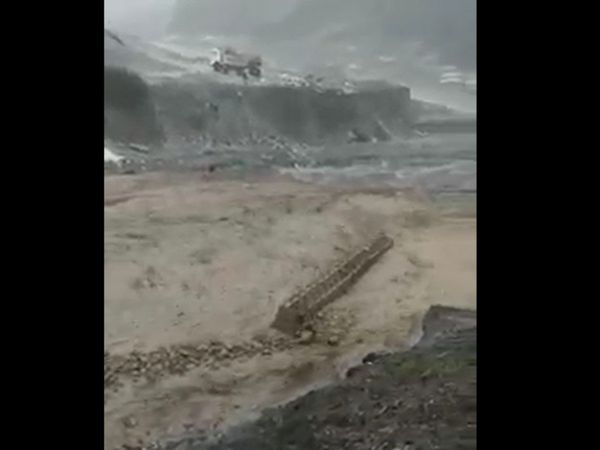 bridge washed away due to heavy rain Watch Shocking Video