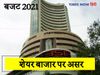 Share bazaar Today : Sensex, Nifty news in hindi 1 February 2021 Budget day