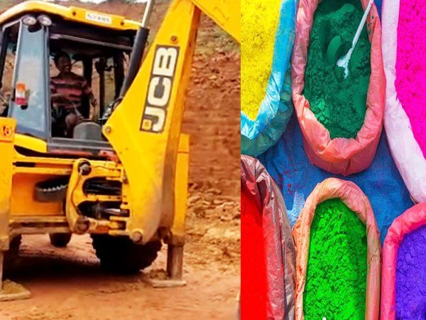 Bulldozer Color:टैटू के बाद अब होली पर आया 'बुलडोजर कलर', यूपी में योगी की जीत ने भरा उत्साह