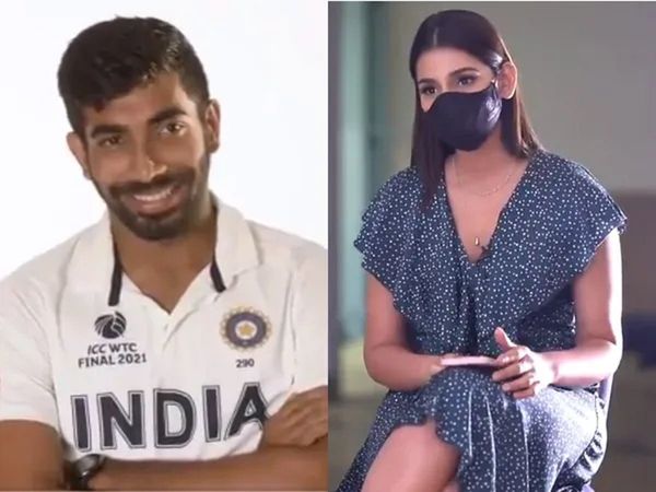 jasprit bumrah and sanjana ganesan