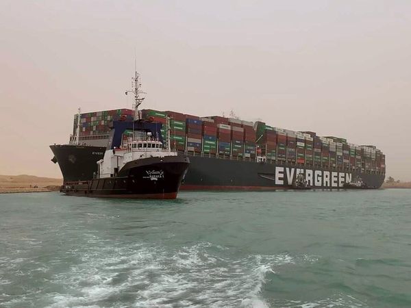 Suez Canal crisis: cargo ship has put global trade in peril see pics