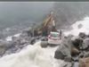 car stuck at the swollen Lambagad nallah near Badrinath National Highway video goes viral