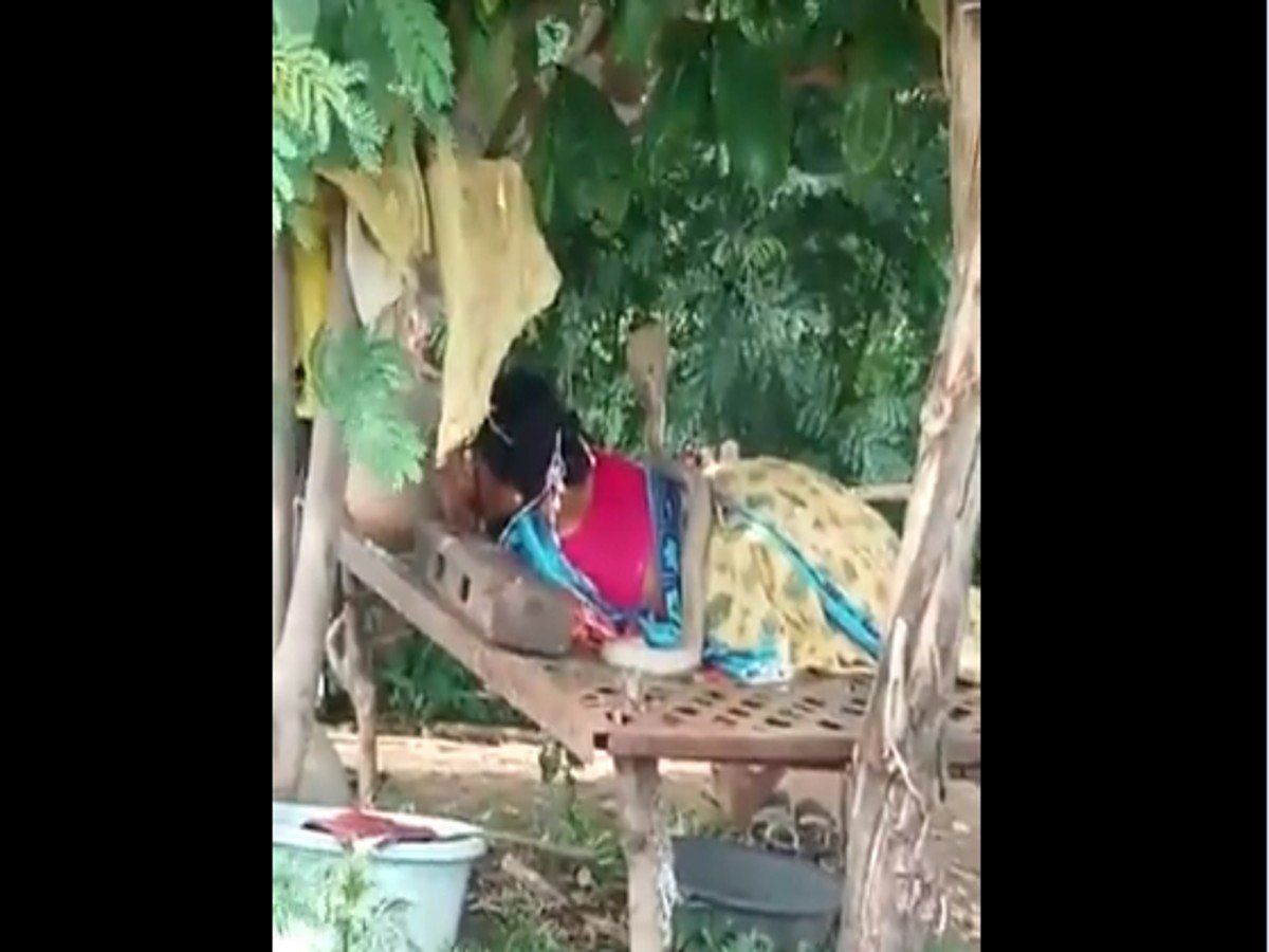 Viral: आराम से लेटी थी महिला, ऊपर फन फैलाए बैठा था कोबरा, कमजोर दिल वाले वीडियो ना देखें