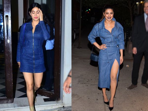 Bollywood divas in denim dress