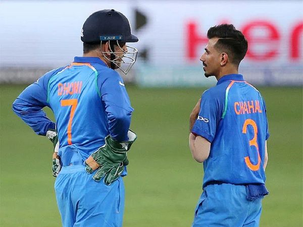 yuzvendra chahal and ms dhoni