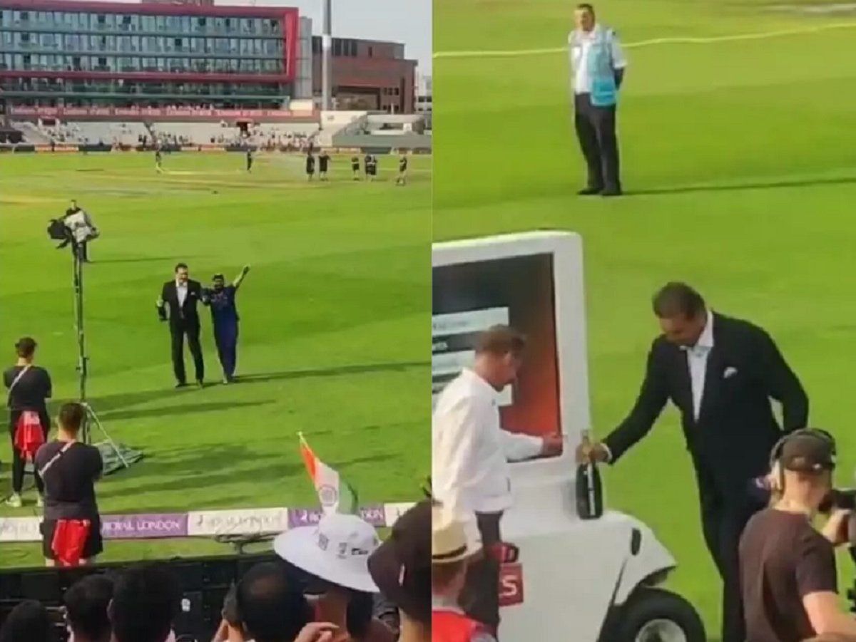 ENG vs IND: ऋषभ पंत ने अवॉर्ड में मिली शैंपेन रवि शास्त्री को गिफ्ट की, वायरल हो गया वीडियो