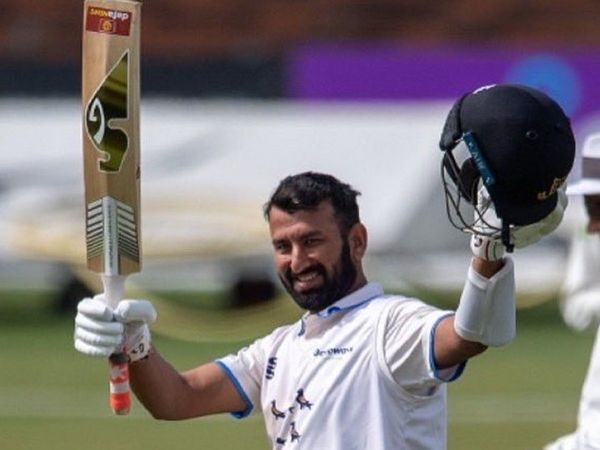 Cheteshwar Pujara hits third century in County Championship