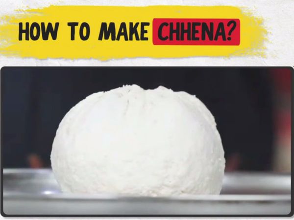 How to make chenna in a simple way recipe video