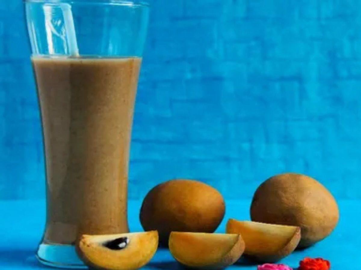 chikoo shake recipe