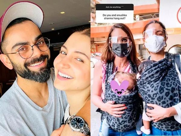virat kohli, anushka sharma and danielle de villiers