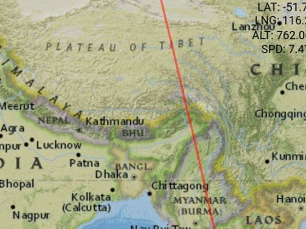 Indian spy satellite passes over PLA occupied Tibet China mobilises troops 