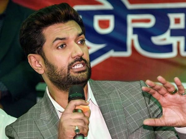 Chirag Paswan meets senior bjp leader in Ahmedabad