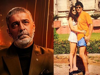 Chunky Panday with wife Bhavana Chunky Panday with wife Bhavana