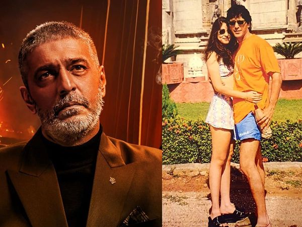 Chunky Panday with wife Bhavana