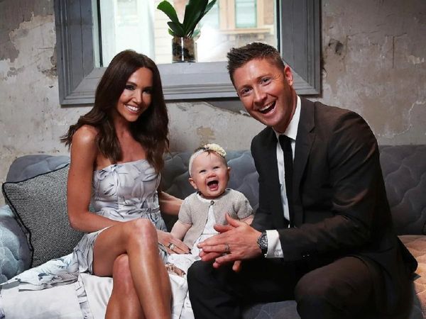 michael clarke with family