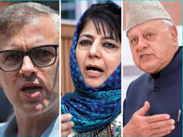 Jammu Kashmir : security curtailed of Omar Abdulla Mehbooba Mufti and Farooq abdullah