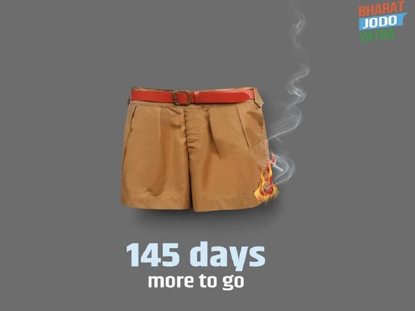 congress Tweet on RSS Uniform