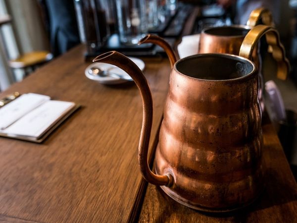 copper pot water