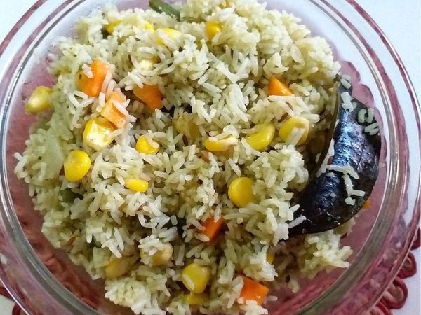 corn pulao recipe