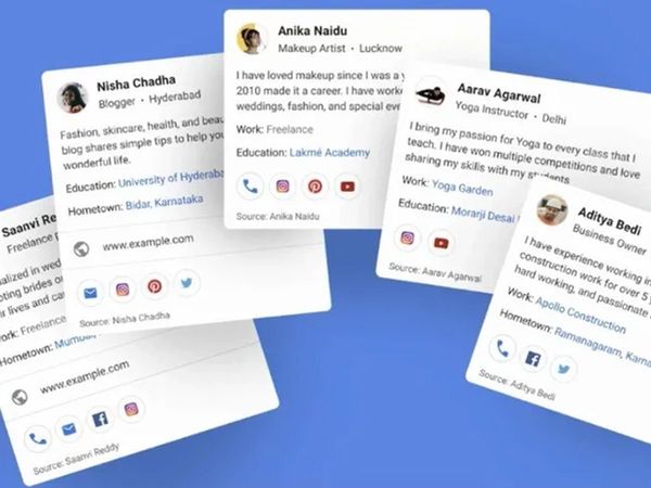 People Cards feature