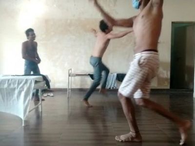 Dance of Corona positive patients is viral