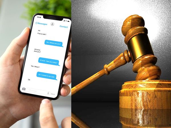 court on dirty messages