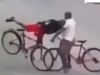 Two Cycle collision on road then what happened watch funny viral video in hindi