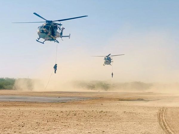 Army conducts military exercise Dakshin Shakti in Jaisalmer