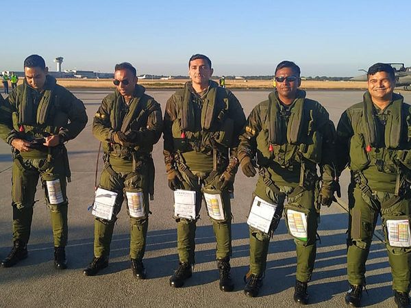  first 5 IAF Rafales leave Dassault Aviation Facility, Merignac France today see pics 