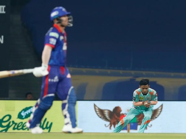 David Warner against LSG