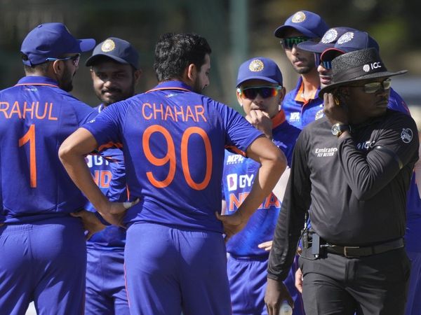 Deepak Chahar against Zimbabwe