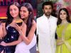 Alia Bhatt with Deepika Padukone and Ranbir Kapoor
