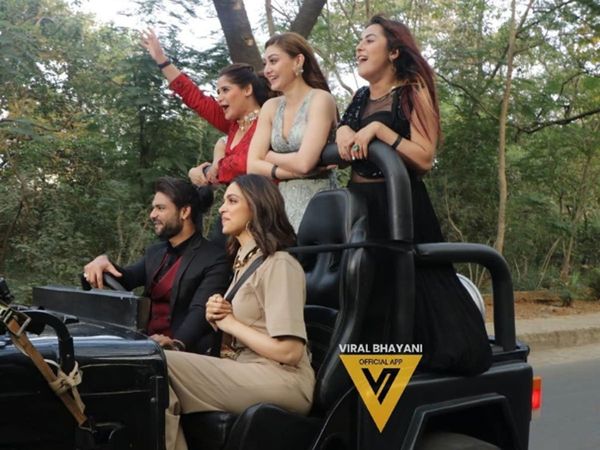 Deepika Padukone with Bigg Boss 13 Contestants