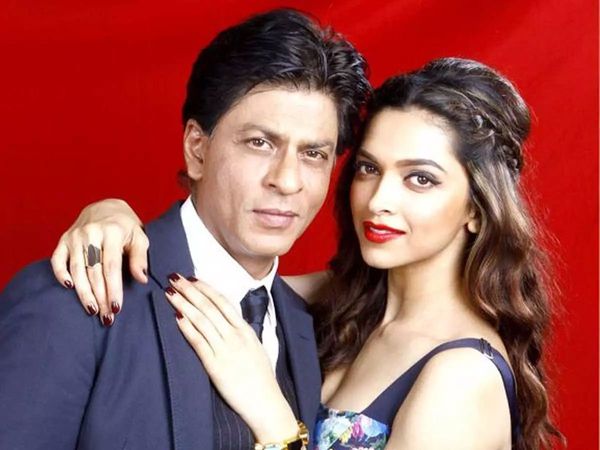Deepika Padukone with Shah Rukh Khan