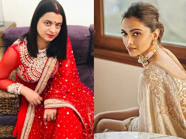 Rangoli Chandel and Deepika Padukone