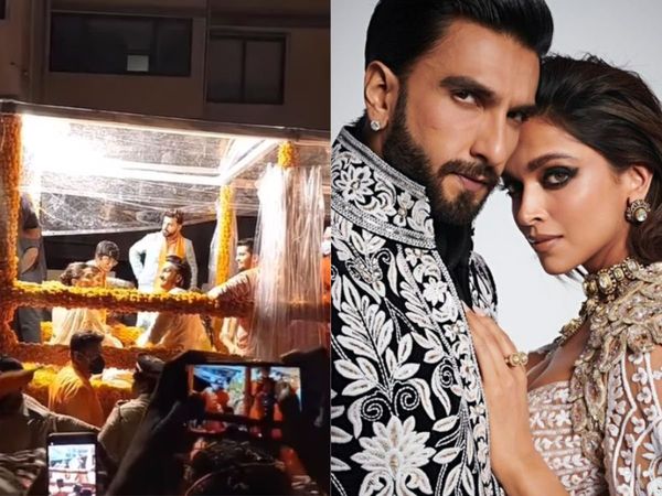 deepika and ranveer singh ganesh visarjan