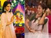 TV Actress Deepika Singh dance at Ganpati Visarjan with family
